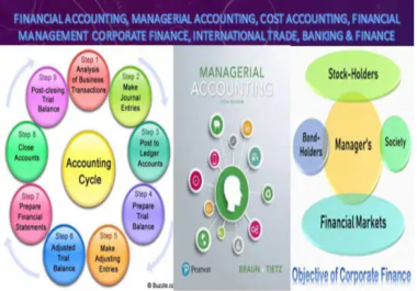 I will do research writing,  business finance,  management case study