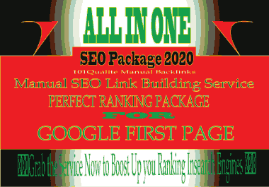 Your Website Rank on Google 1st Page And high Traffic Monthly Manual SEO Link Building Service