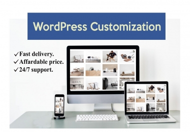 I will do wordpess customization and responsive design