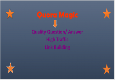 Promote Your Sites Through High Quality 20 Quora Answer