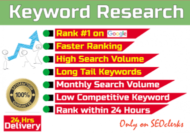 I will do the best kgr keyword research for your website