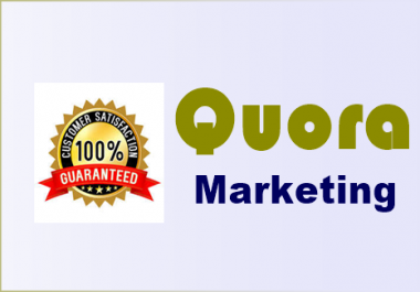 I will Promote your service with 10 qualitiful Quora answers