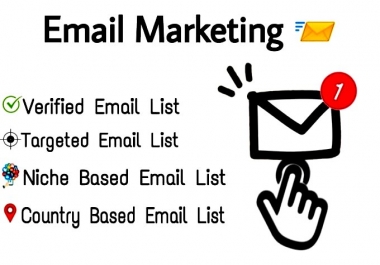 I will provide 1,000 Consumer email list for your business