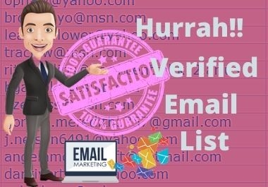 I will give you 30000 verified email list