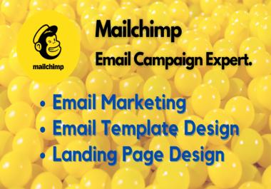 I will design mailchimp email template,  and set up email campaign automation