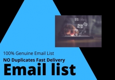 I will Create a Niche Targeted Email List for Your Email Marketing