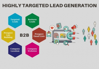 I will do b2b lead generation and targeted email list building