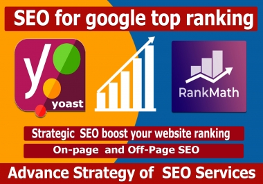 I will provide seo service for your website ranking on google top