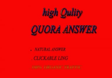 50 Quora Answer And 100 Organic Traffic
