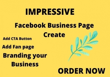 I will facebook business page create