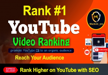 YouTube Video Ranking on First Page with Real Audience and SEO