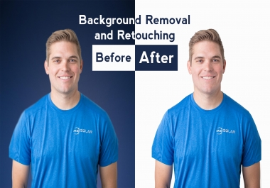 I will do photo editing,  background remove and retouching