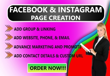 I will set up professional facebook business page