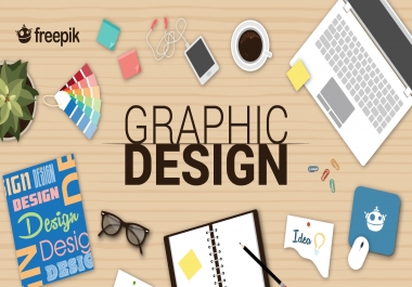 Freelance services of graphic designing for different products and services suitable to business