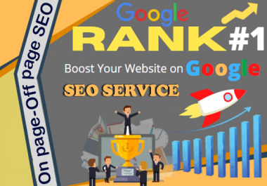 I will do guaranteed google 1st-page top ranking for any website with our Professional SEO service