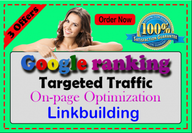 I will provide you guaranteed google First-page ranking with best linkbuilding service