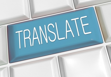 I will translate your any article from any language to English