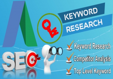 Keyword Research With Competitor Analysis