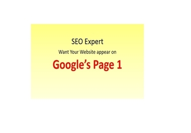 Get Your Website showed on Google Page 1