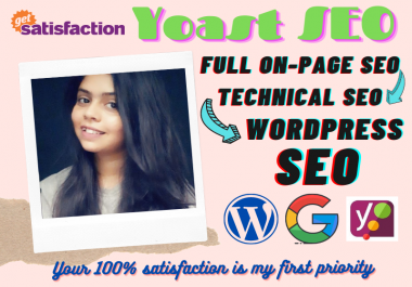 I will do Technical SEO and on-page optimization of wordpress website with yoast