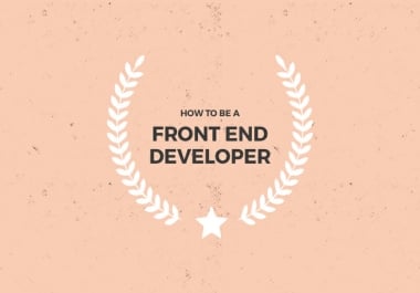 Front end developer. I can design your website using HTML 5,  CSS framework Bootstrap 4