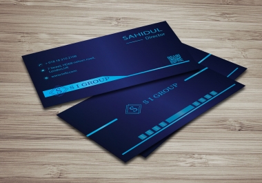 I will design professional, creative and modern business card