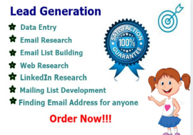 create B2B Targeted lead generation With best output