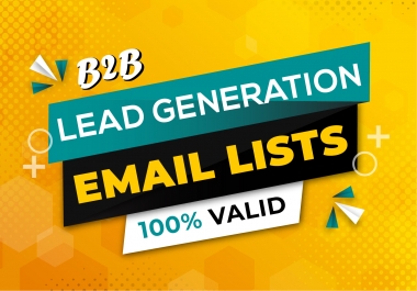 I will do b2b Linkedin lead generation and targeted email lists