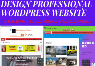 Design Your Professional WordPress Website Fast and Marden