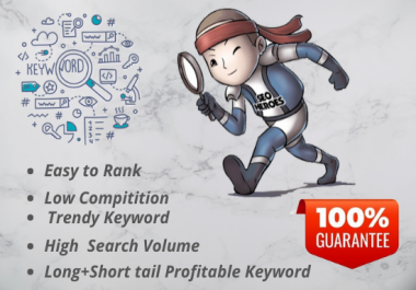 I will do excellent keyword research for your website