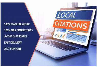 Create South Africa/New Zealand/UAE/ITALY/France/Ireland Top 60 local citations For New Businesses