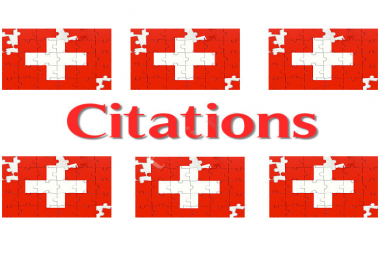 I will do 30 best switzerland citations for local rank