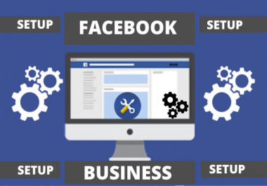 i will do setup facebook business page,  group and online store