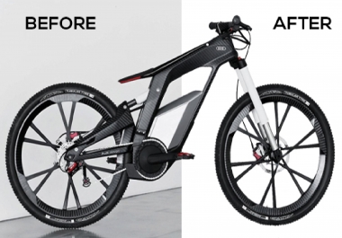 I will remove 2 images background and retouch
