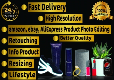 I will do photoshop editing and background removal for online product images