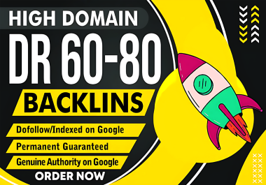 1000 High Domain Authority DR 80+ Dofollow SEO Backlinks