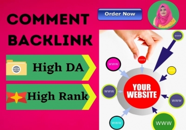 I will provide dofollow comment backlink with high da
