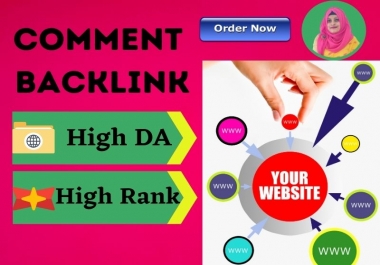 I will provide dofollow comment backlink with high da