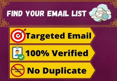 I will provide 10k USA email list