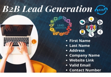 I will do targeted b2b lead generation for your business
