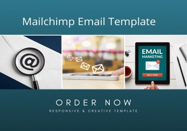 I will design stunning HTML Email template