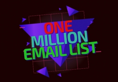One million update Email list from USA