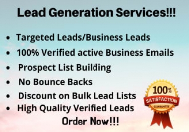 I will provide 1000 targeted Email Lead list