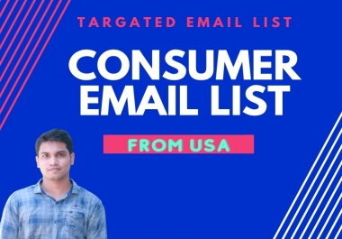 5k Consumer email list from USA