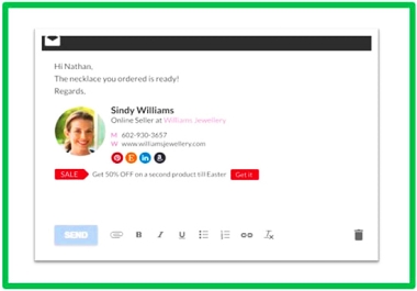 I will design beautiful email signature