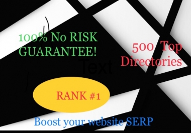If you give a chance I will submit your website to 500 directories