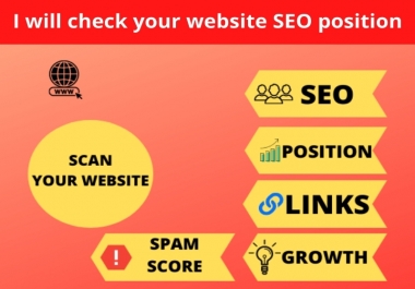I will check your website SEO position