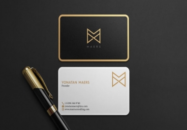 I will do professional business card design and stationery
