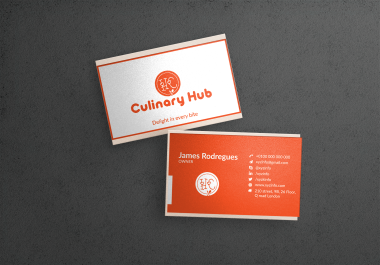 I will design stunning elegant corporate professional business card