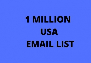 provide 1 million usa email list